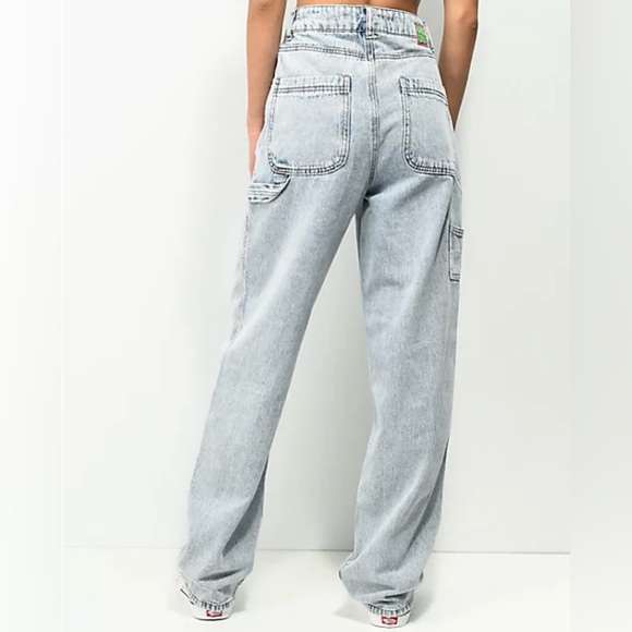 Empyre Tori Billie Acid Wash Carpenter Skate Jeans Size 7 - Picture 2 of 9